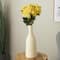 31.5" Yellow Dahlia Artificial Flower Stem, 8ct.